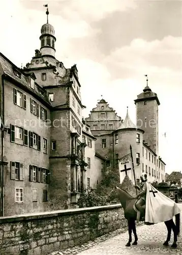 AK / Ansichtskarte Bad_Mergentheim Hoch und Deutschmeisterschloss Bad_Mergentheim