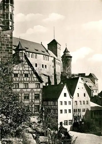 AK / Ansichtskarte Nuernberg Die Burg Nuernberg