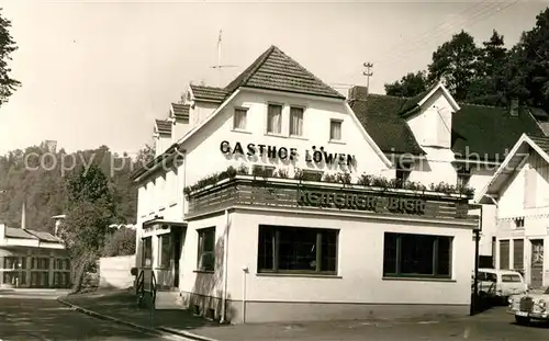 AK / Ansichtskarte Hornberg_Schwarzwald Gasthof Loewen Hornberg Schwarzwald