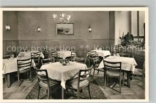 AK / Ansichtskarte Konstanz_Bodensee Hotel Wiener Hof Speisesaal Konstanz_Bodensee