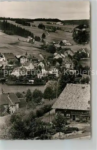 AK / Ansichtskarte Schonach_Schwarzwald Panorama Schonach Schwarzwald