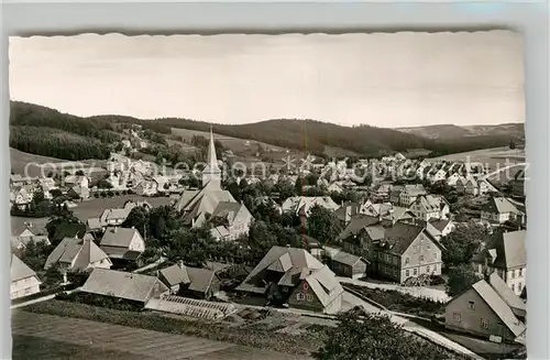 AK / Ansichtskarte Schonach_Schwarzwald Panorama Schonach Schwarzwald