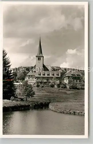 AK / Ansichtskarte Schonach_Schwarzwald Kirche Schonach Schwarzwald