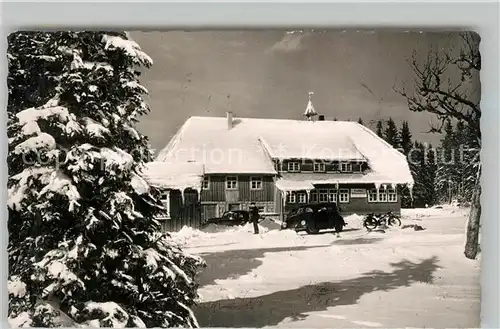 AK / Ansichtskarte Schonach_Schwarzwald Gasthaus Wilhelmshoehe Schonach Schwarzwald