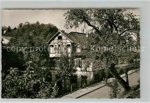 AK / Ansichtskarte Hornberg_Schwarzwald Gasthaus zum Krokodil Hornberg Schwarzwald