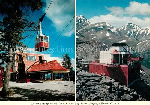 AK / Ansichtskarte Alberta  Jasper Sky Tram Lower and Upper Stations Alberta 