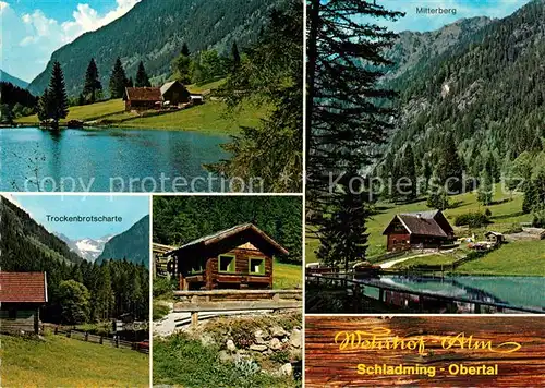 AK / Ansichtskarte Schladming_Obersteiermark Obertal Jausenstation Wehrhof Alm Trockenbrotscharte  Schladming_Obersteiermark