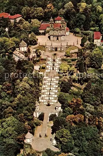 AK / Ansichtskarte Braga Fliegeraufnahme Bom Jesus  Braga