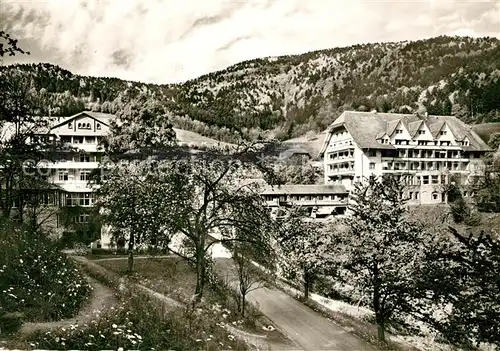 AK / Ansichtskarte Freiburg_Breisgau Sanatorium Glotterbad  Freiburg Breisgau