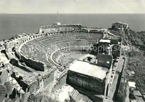 AK / Ansichtskarte Taormina_Sizilien Teatro Greco La Caveo Taormina Sizilien