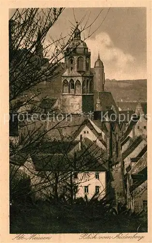 AK / Ansichtskarte Alt_Meissen_Elbe Blick vom Suedenberg Serie Saechsische Heimatschutzpostkarte Folge 4 Nr 5 Alt_Meissen_Elbe