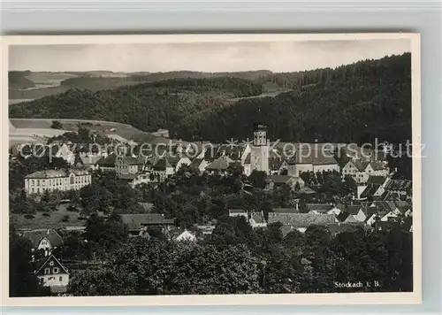 AK / Ansichtskarte Stockach_Baden Stadtpanorama Stockach_Baden