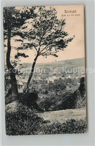 AK / Ansichtskarte Stockach_Baden Panorama Blick auf die Stadt Stockach_Baden