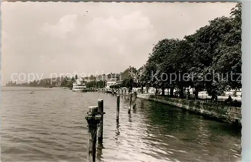 AK / Ansichtskarte ueberlingen_Bodensee Hafen ueberlingen Bodensee