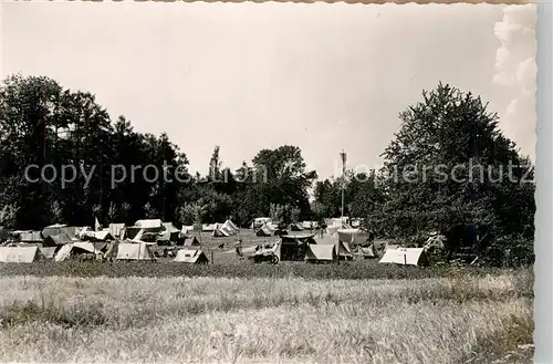 AK / Ansichtskarte ueberlingen_Bodensee Schloss Kirchberg Campingplatz ueberlingen Bodensee