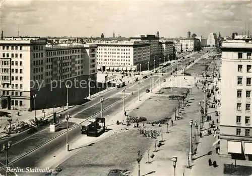 AK / Ansichtskarte Berlin Stalinallee Berlin