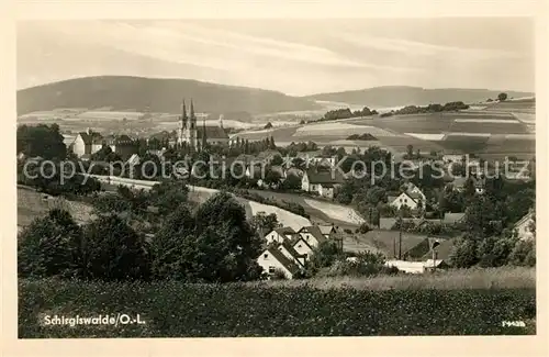 AK / Ansichtskarte Schirgiswalde Panorama Schirgiswalde