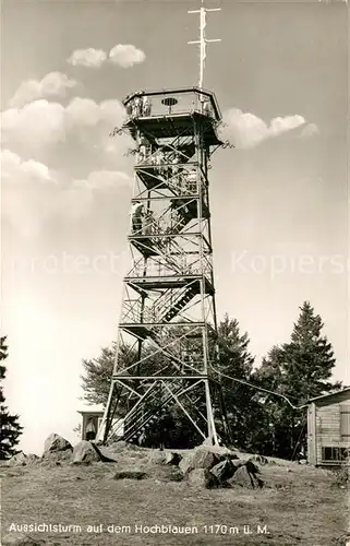 AK / Ansichtskarte Hochblauen Aussichtsturm Hochblauen