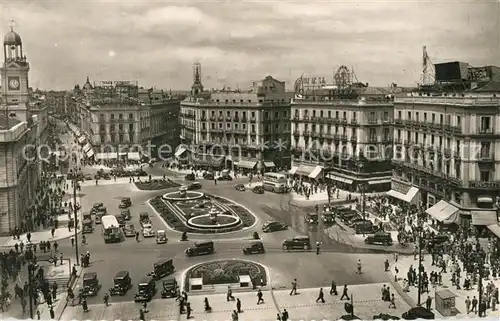 AK / Ansichtskarte Madrid_Spain Puerta del Sol Madrid Spain