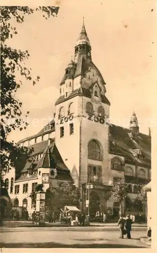 AK / Ansichtskarte Leipzig Zoo Kongresshalle Leipzig