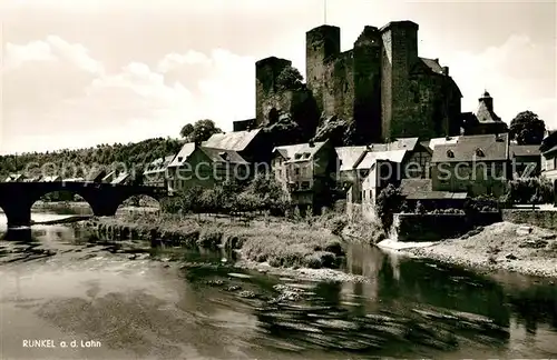 AK / Ansichtskarte Runkel_Lahn Schloss Runkel_Lahn