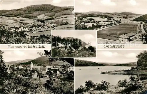 AK / Ansichtskarte Hachen_Sauerland Panorama am Sorpesee Hachen_Sauerland