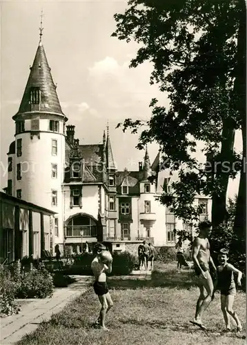 AK / Ansichtskarte Klink_Waren Erholungsheim Schloss Klink Klink Waren