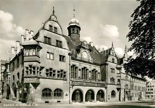 AK / Ansichtskarte Freiburg_Breisgau Rathaus Freiburg Breisgau