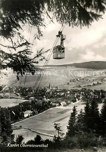 AK / Ansichtskarte Oberwiesenthal_Erzgebirge Seilbahn Oberwiesenthal Erzgebirge