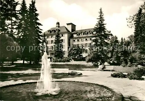 AK / Ansichtskarte Bad_Brambach Sanatorium Joliot Curie Haus Bad_Brambach