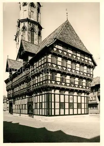 AK / Ansichtskarte Braunschweig Alte Waage Fachwerk Braunschweig