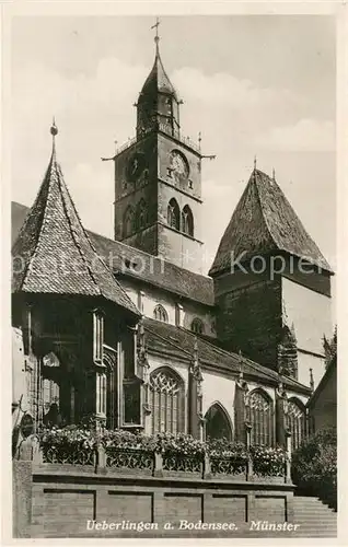 AK / Ansichtskarte ueberlingen_Bodensee Muenster ueberlingen Bodensee