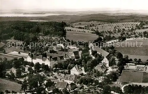 AK / Ansichtskarte Salem_Baden Schloss Fliegeraufnahme Salem_Baden