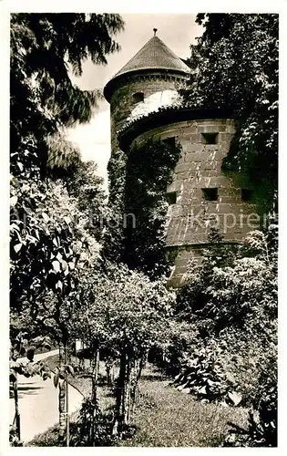 AK / Ansichtskarte ueberlingen_Bodensee Stadtgarten Gallerturm Quellturm ueberlingen Bodensee