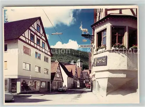 AK / Ansichtskarte Wiesensteig Gasthaus Post Wiesensteig