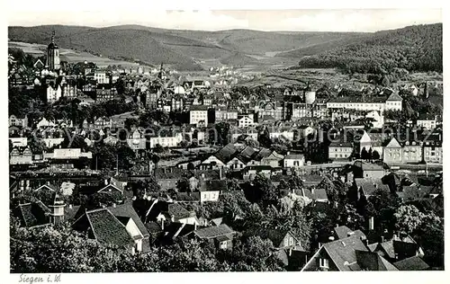 AK / Ansichtskarte Siegen_Westfalen Stadtansicht Siegen_Westfalen