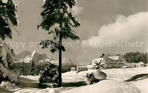 AK / Ansichtskarte Klais Hochgebirgsheim Schloss Kranzbach Klais