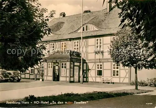 AK / Ansichtskarte Ilsenburg_Harz HO Hotel Zur Roten Forelle Ilsenburg Harz