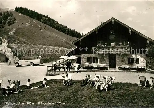 AK / Ansichtskarte Hochfelln_Ruhpolding Steinberg Alm Hochfelln Ruhpolding