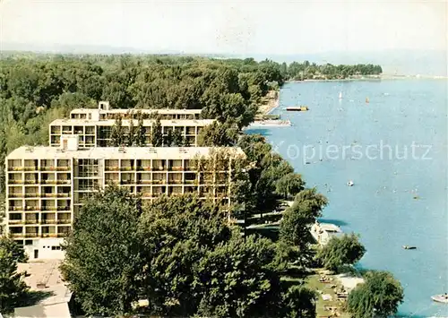 AK / Ansichtskarte Balatonrol Fliegeraufnahme Hotelanlagen Strand Balatonrol