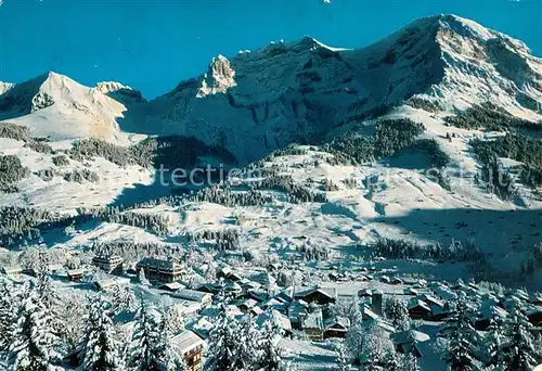 AK / Ansichtskarte Adelboden Bonderspitz Grosslohner Winterpanorama Adelboden