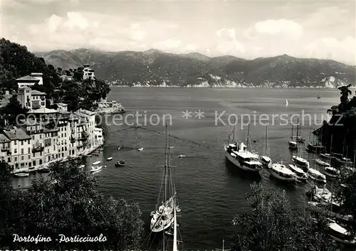 AK / Ansichtskarte Portofino_Liguria Porticciuolo Kleiner Hafen Portofino Liguria