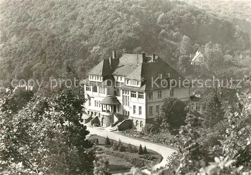 AK / Ansichtskarte Gernrode_Harz Erholungsheim Stubenberg Gernrode Harz