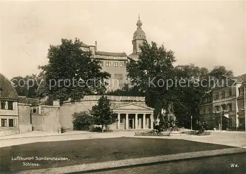 AK / Ansichtskarte Sondershausen_Thueringen Schloss Sondershausen Thueringen