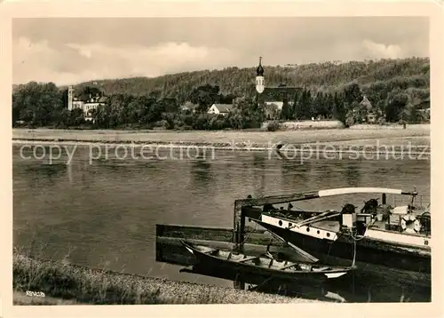 AK / Ansichtskarte Hosterwitz Kirche Maria am Wasser Hosterwitz