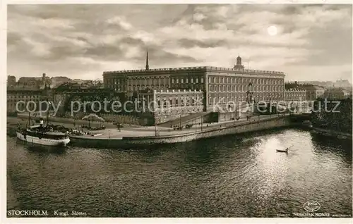 AK / Ansichtskarte Stockholm Koenigliches Schloss Stockholm