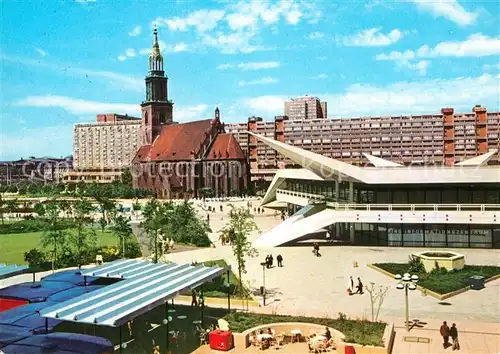 AK / Ansichtskarte Berlin Marienkirche Anlage am Fernseh UKW Turm  Berlin