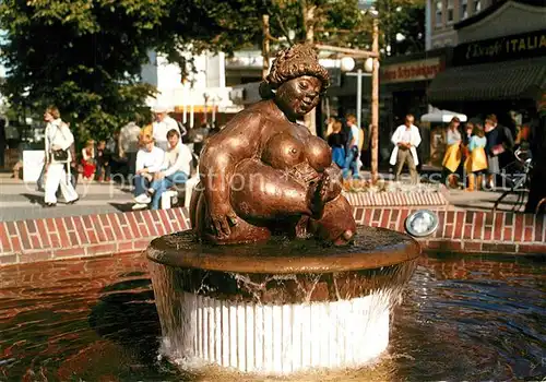 AK / Ansichtskarte Westerland_Sylt Wilhelmine von Sylt Brunnen Westerland_Sylt