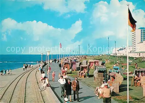 AK / Ansichtskarte Norderney_Nordseebad Wandelbahn an der Kaiserstrsse Norderney_Nordseebad