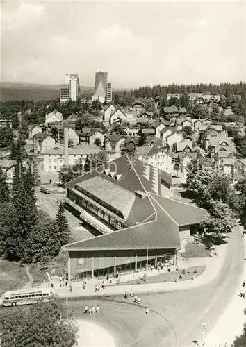 AK / Ansichtskarte Oberhof_Thueringen Blick vom Erholungsheim Rennsteig Oberhof Thueringen